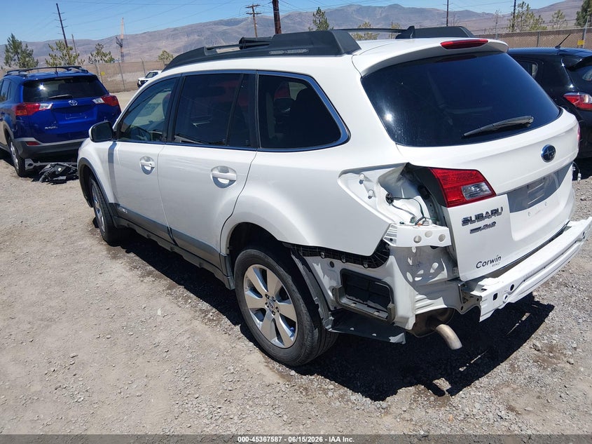 Vin: 4s4brdlc3c2265561, lot: 45865548, subaru outback 3.6r limited 20123