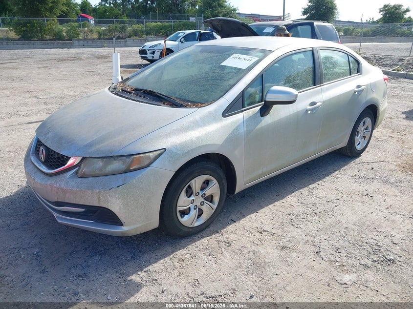 2014 Honda Civic Lx 19XFB2F54EE018941 photo 1