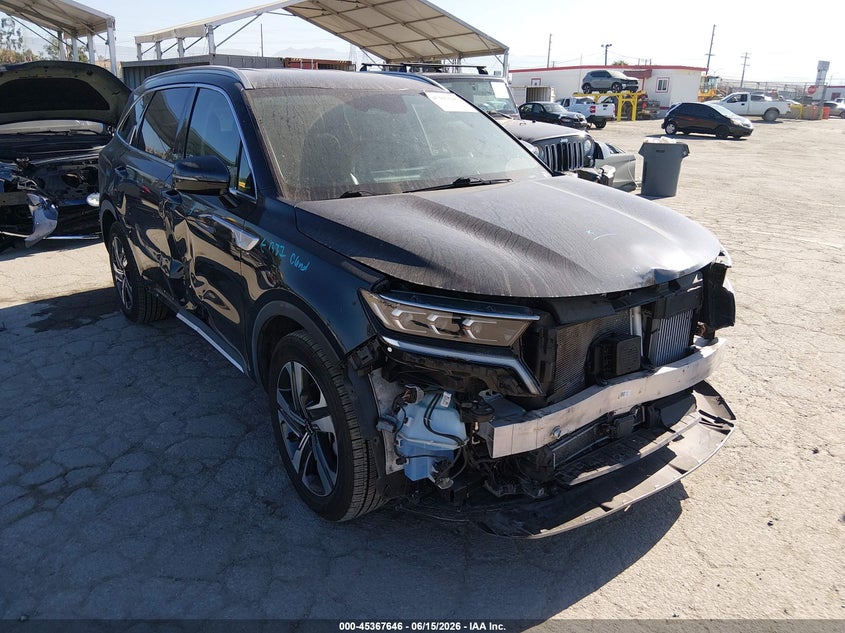 Vin: kndrjdlh4n5069331, lot: 45865607, kia sorento plug-in hybrid sx 2022 img_1