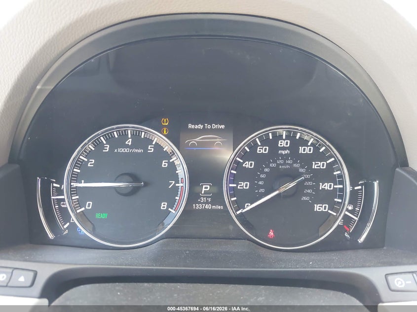 2016 ACURA RLX SEDAN 3.5L V-6 DI, VVT, 310HP