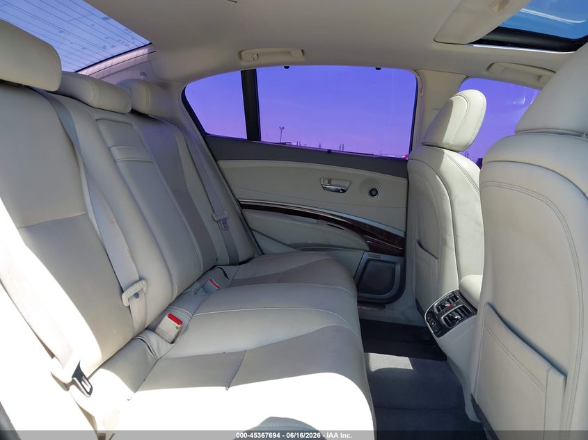 2016 ACURA RLX SEDAN 3.5L V-6 DI, VVT, 310HP