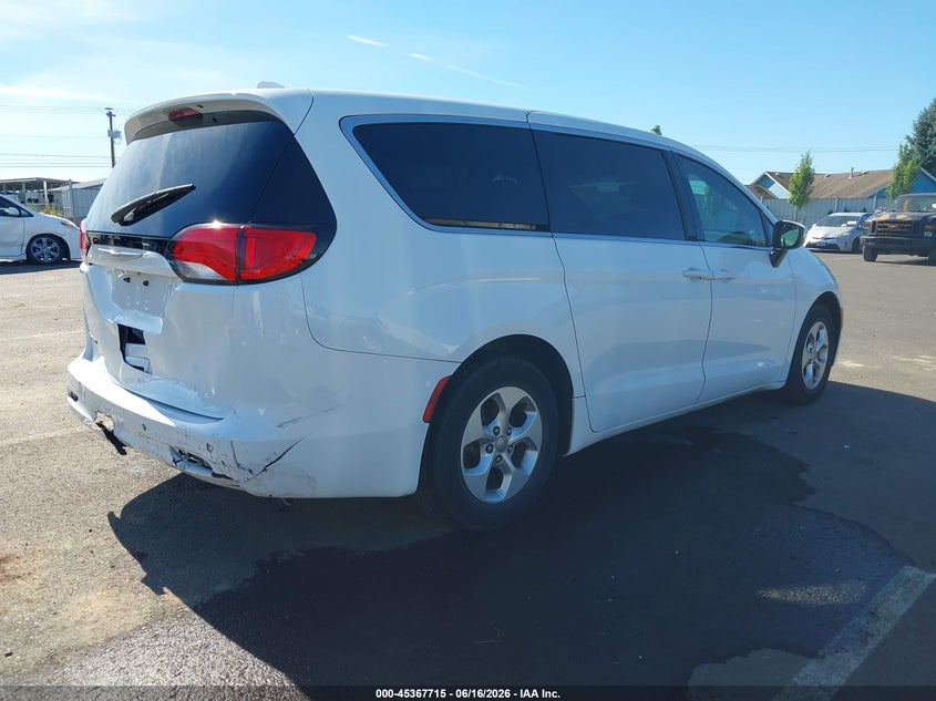 Vin: 2c4rc1cg8hr788833, lot: 45865676, chrysler pacifica lx 20174