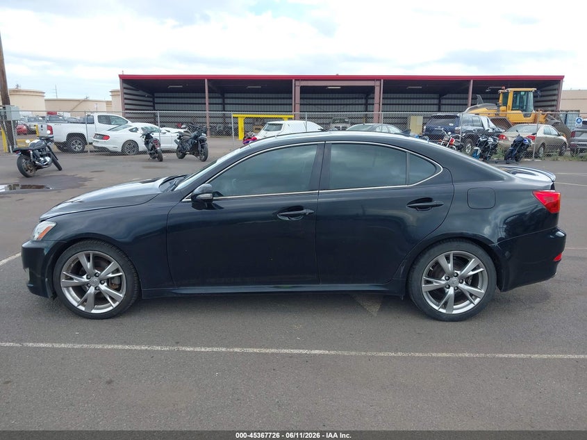 2009 LEXUS IS SEDAN 2.5L V-6 DI, DOHC, VVT, 204HP