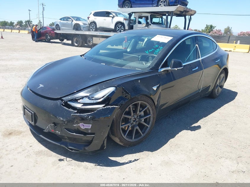 Vin: 5yj3e1eb8kf209134, lot: 45865777, tesla model 3 long range/performance 20192