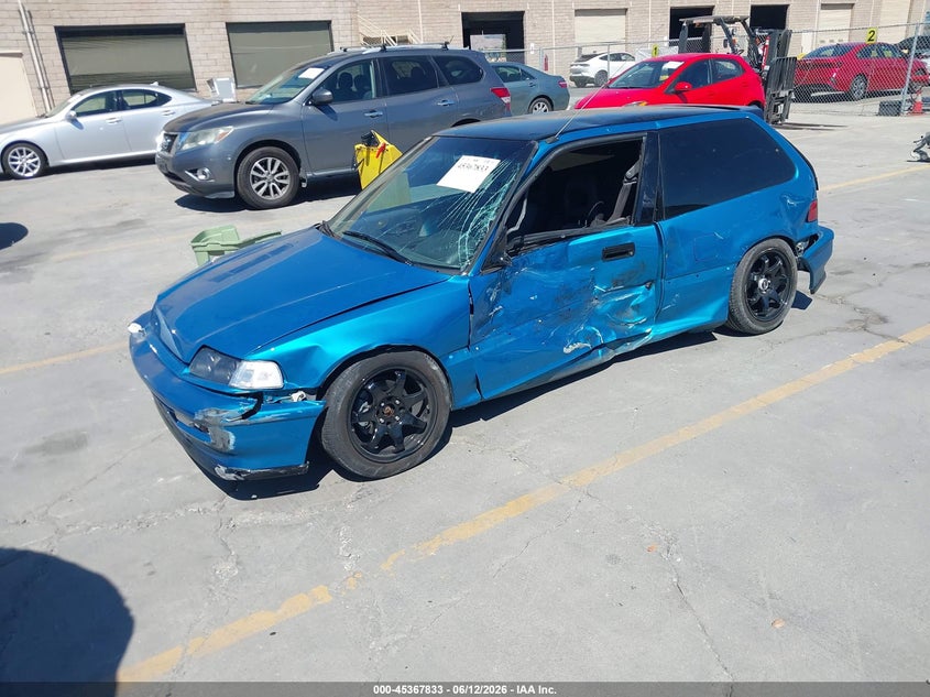 1991 HONDA CIVIC auction photo 2