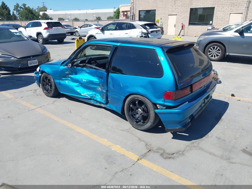 1991 HONDA CIVIC auction photo 3