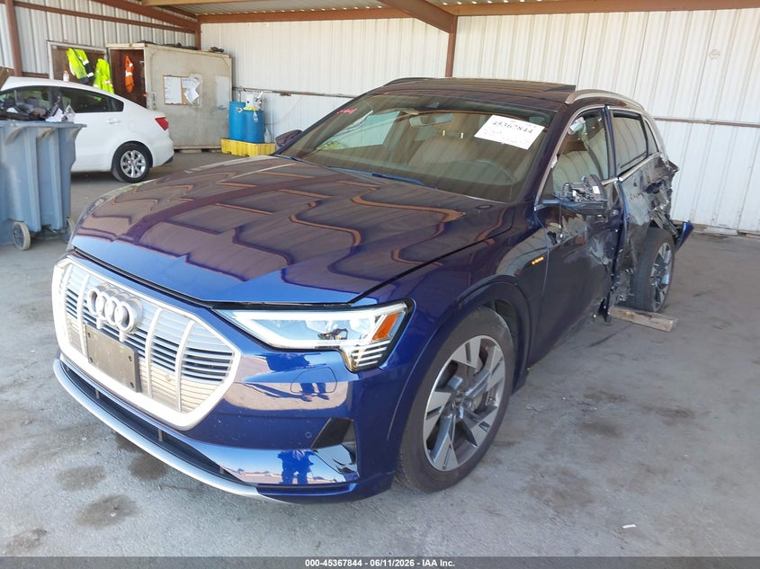 Vin: wa1aaage9nb020049, lot: 45865805, audi e-tron premium quattro 20222