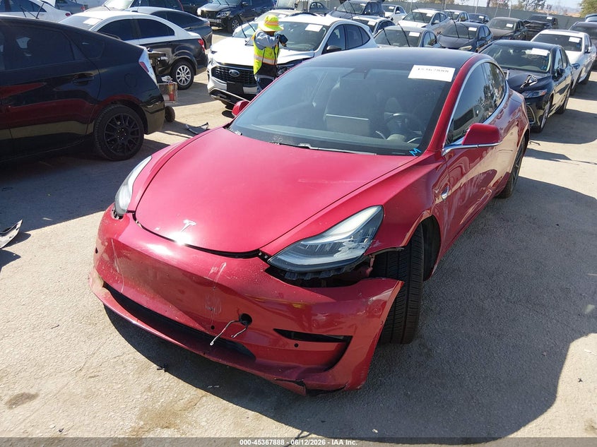 Vin: 5yj3e1eb3jf069637, lot: 45865849, tesla model 3 long range/performance 20182