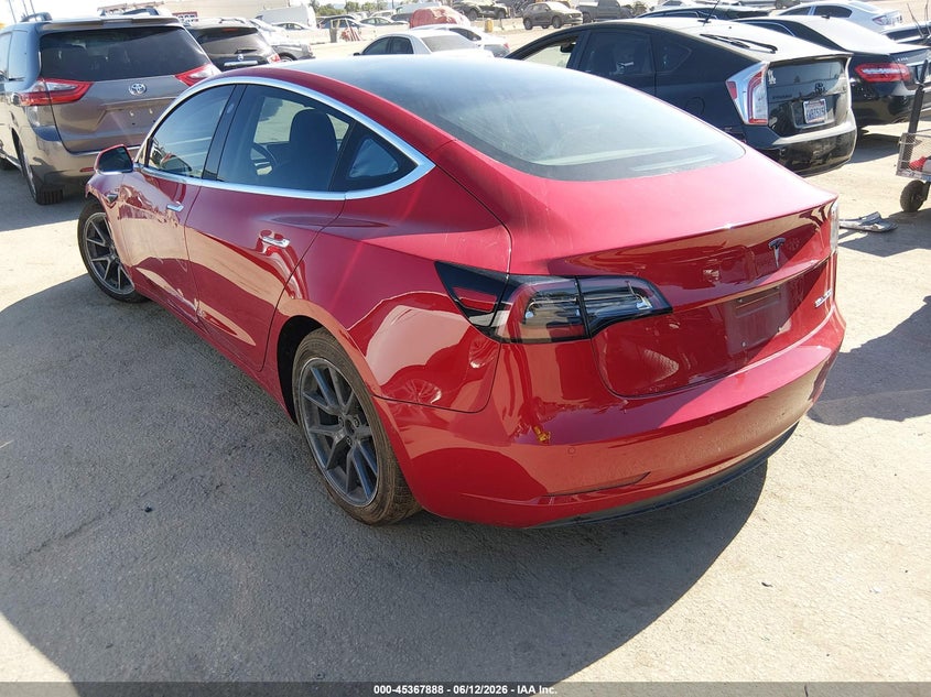 Vin: 5yj3e1eb3jf069637, lot: 45865849, tesla model 3 long range/performance 20183