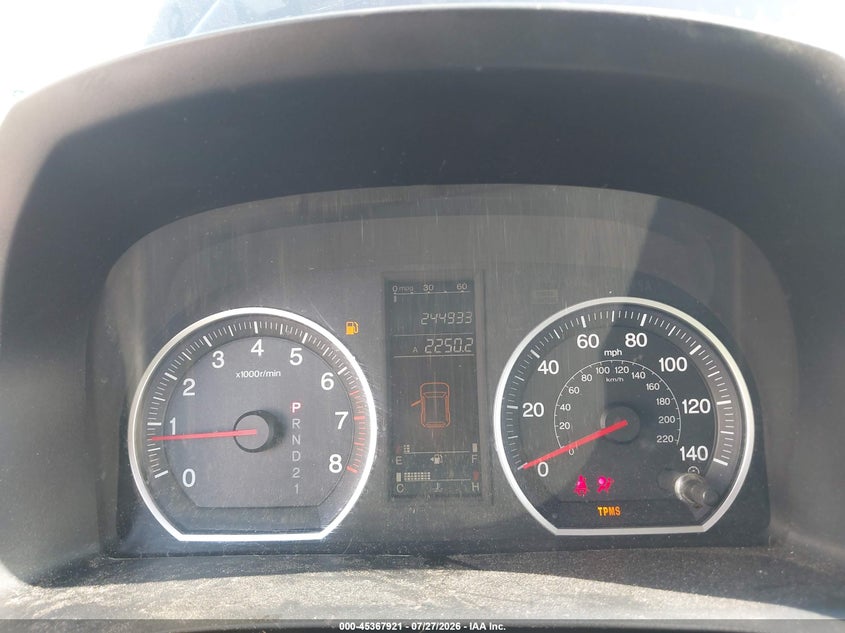 2007 HONDA CR-V SPORT UTILITY VEHICLE 2.4L I-4 DOHC, VVT, 166HP