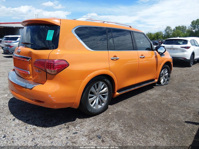 2017 INFINITI QX80 auction photo 4
