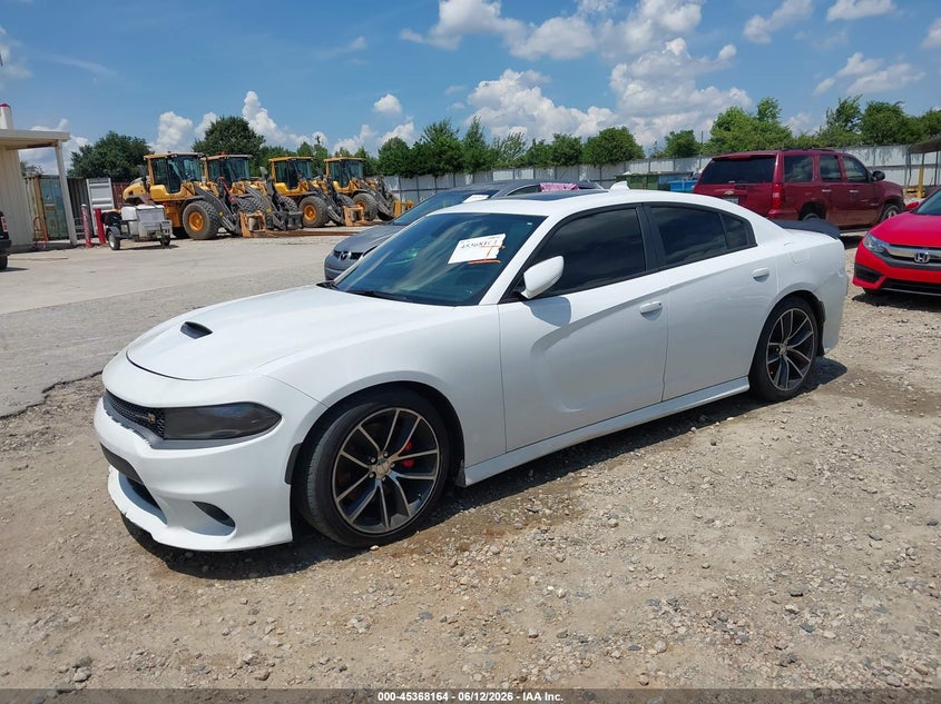 Vin: 2c3cdxgj1gh143347, lot: 45866150, dodge charger r/t scat pack 20162
