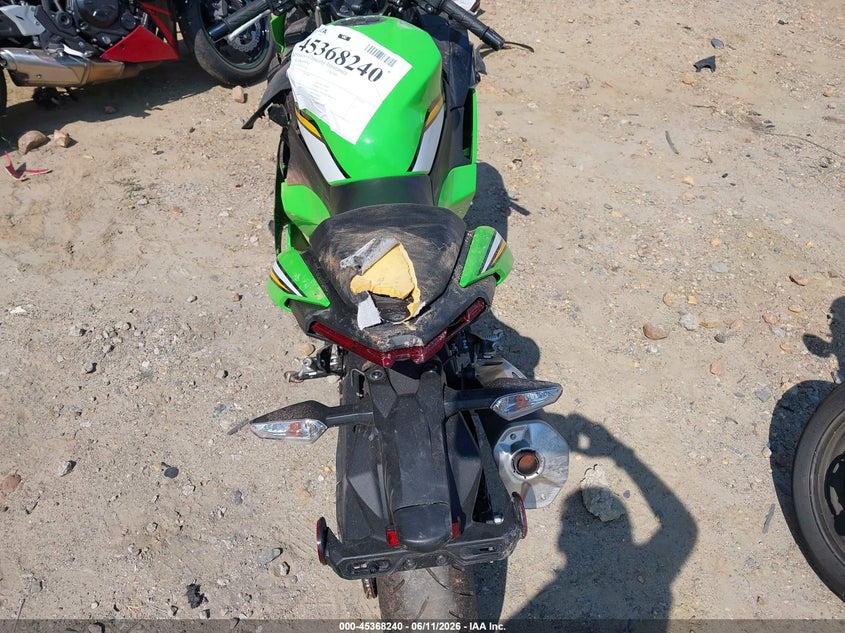 2025 Kawasaki Ex500 H VIN: ML5EXGH12SDA37230 Lot: 45368240