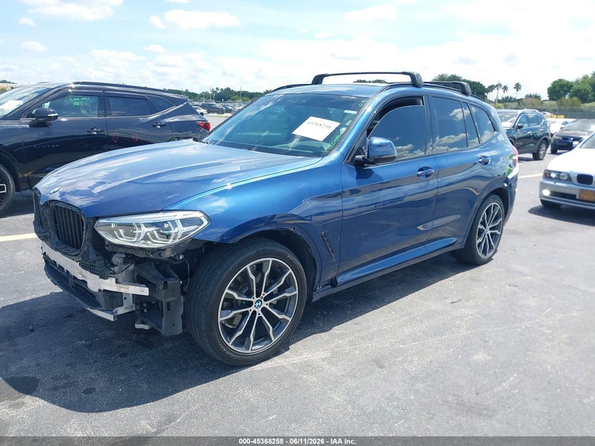 Vin: 5uxty5c03l9d18680, lot: 45866244, bmw x3 xdrive30i 20202