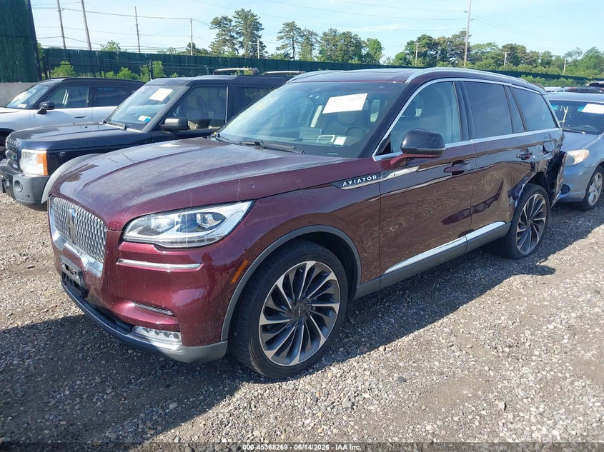 Vin: 5lm5j7xc0lgl26154, lot: 45866255, lincoln aviator reserve 20202