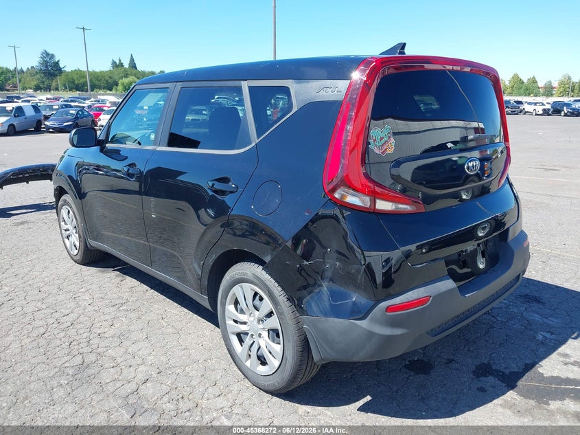 Vin: kndj23au2m7143501, lot: 45866258, kia soul lx 20213