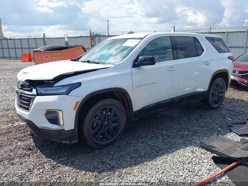 2022 CHEVROLET TRAVERSE auction photo 2