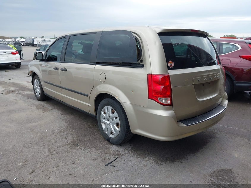 Vin: 2c4rdgbg0fr616942, lot: 45866335, dodge grand caravan american value pkg 20153