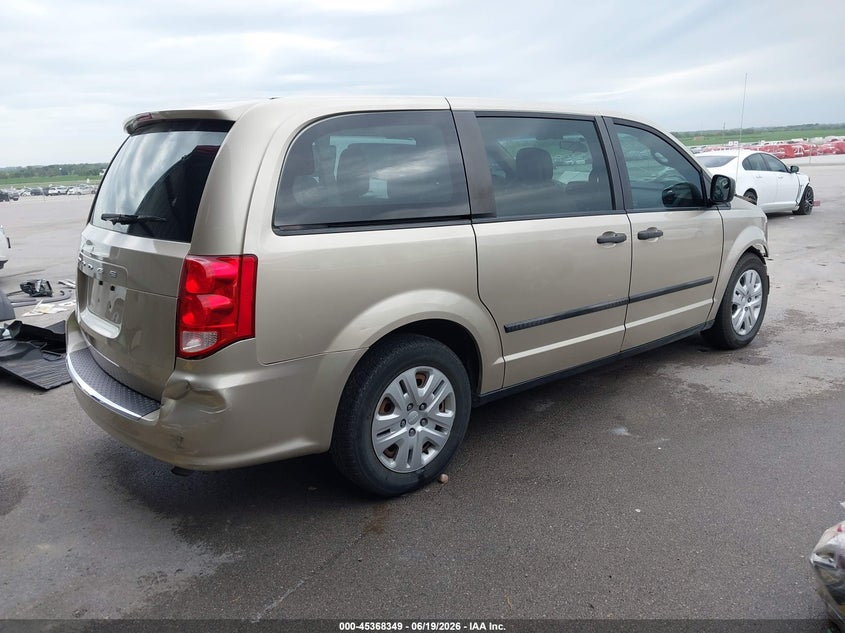Vin: 2c4rdgbg0fr616942, lot: 45866335, dodge grand caravan american value pkg 20154