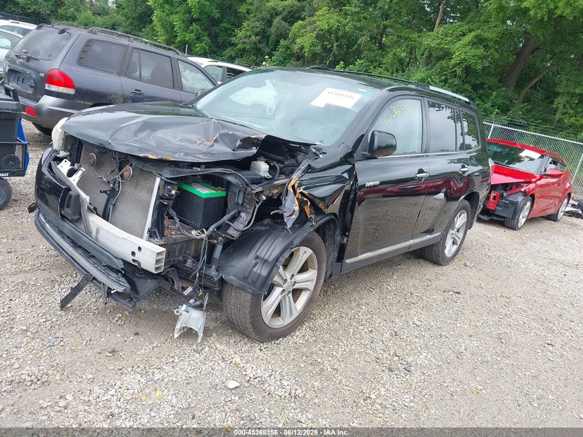 Vin: 5tddk3eh0ds217644, lot: 45866342, toyota highlander limited v6 20132