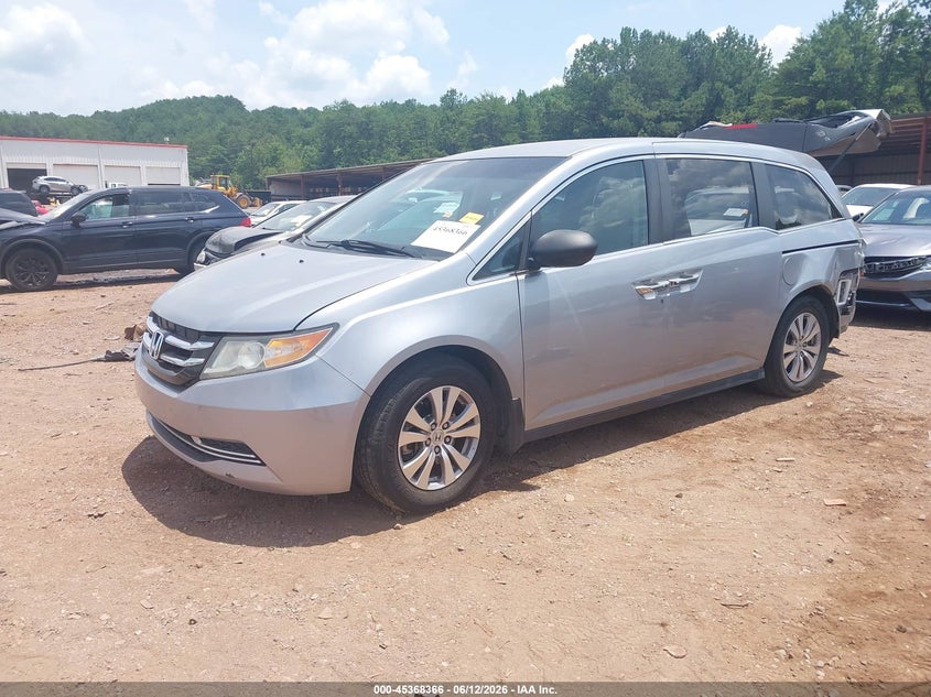 2017 HONDA ODYSSEY VAN 3.5L V-6 VVT, 248HP