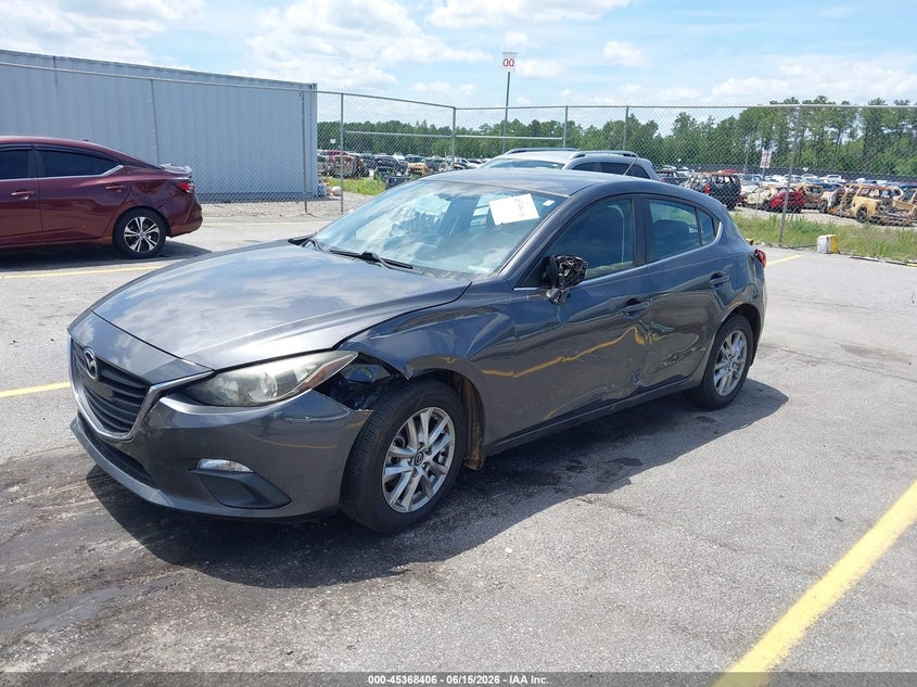 Vin: jm1bm1k74g1330662, lot: 45866392, mazda mazda3 i sport 20162