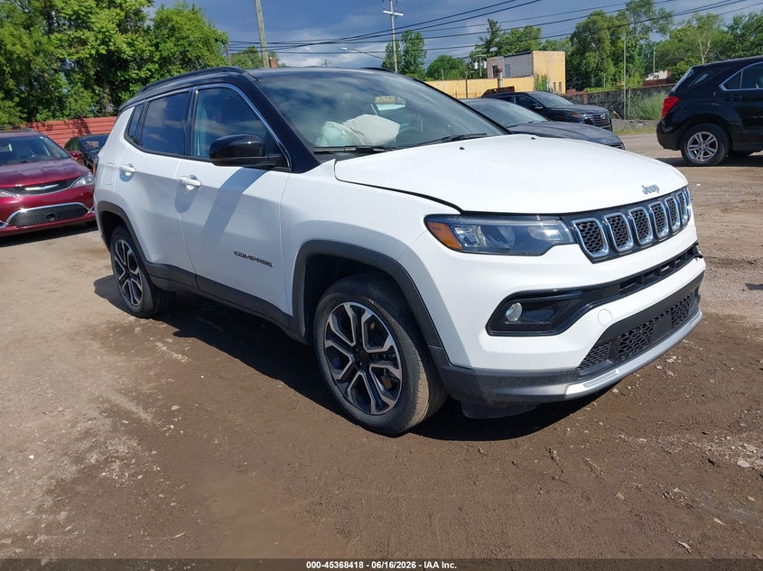 Vin: 3c4njdcn2pt548337, lot: 45866404, jeep compass limited 4x4 2023 img_1