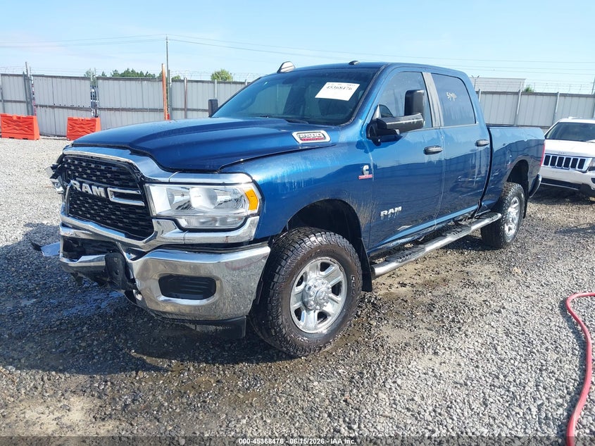 Vin: 3c6ur5dl5ng299536, lot: 45866462, ram 2500 big horn  4x4 6'4 box 20222