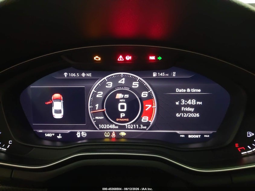 2018 Audi S5 3.0T Premium Plus VIN: WAUP4AF52JA002143 Lot: 45368504