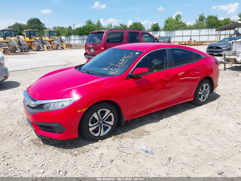 2HGFC2F51JH601013 2018 Honda Civic Lx photo 1
