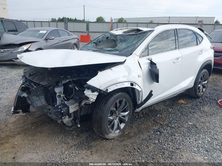 Vin: jtjsarbz1l5003290, lot: 45866774, lexus nx 300 f sport 20202