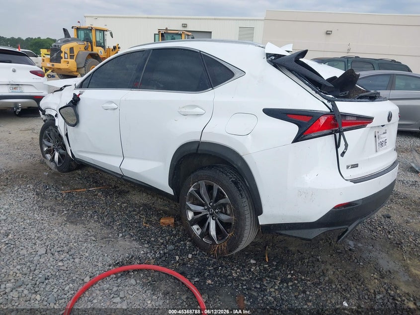Vin: jtjsarbz1l5003290, lot: 45866774, lexus nx 300 f sport 20203