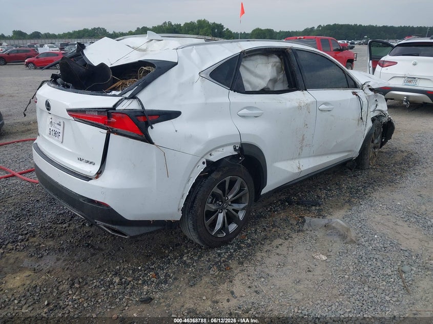 Vin: jtjsarbz1l5003290, lot: 45866774, lexus nx 300 f sport 20204