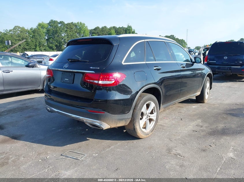 Vin: wdc0g4kb0jv111356, lot: 45866799, mercedes-benz glc 300 4matic 20184