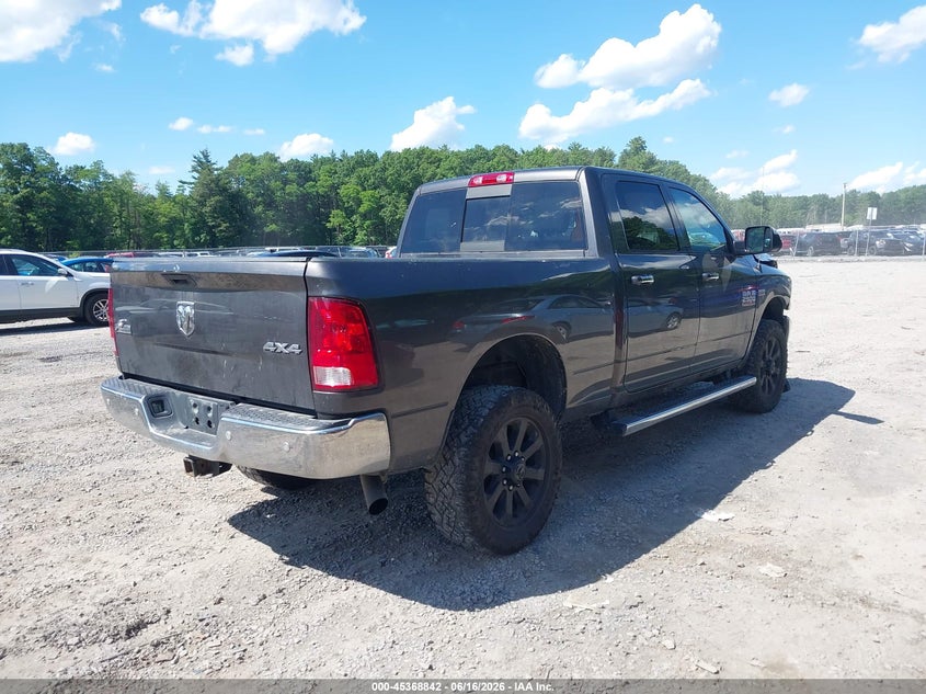 Vin: 3c6ur5dj0hg518275, lot: 45866828, ram 2500 big horn  4x4 6'4 box 20174