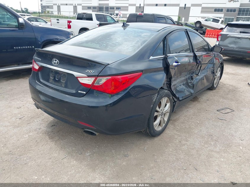 2013 HYUNDAI SONATA SEDAN 2.0L I-4 DI, DOHC, VVT, TURBO, 274HP