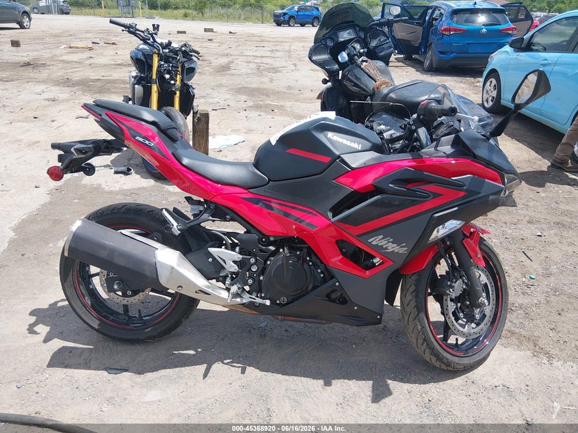 2024 Kawasaki Ex500 VIN: ML5EXGG12RDA30001 Lot: 45368920
