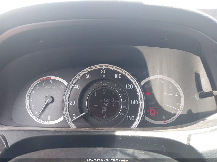 2016 HONDA ACCORD auction photo 7