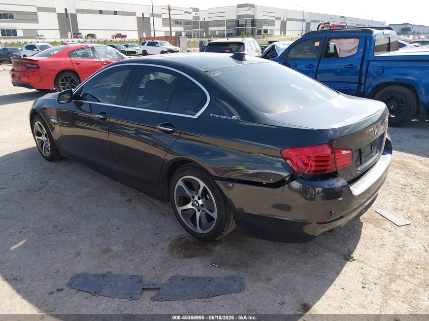 Vin: wbafz9c50dc751905, lot: 45866981, bmw activehybrid 5 20133