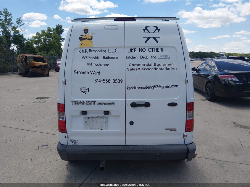 FORD TRANSIT CONNECT 2012 VIN NM0LS7AN8CT121238