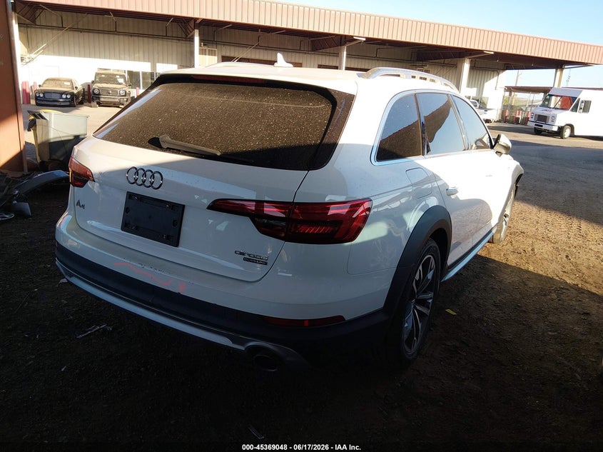 2017 AUDI A4 ALLROAD WAGON 2.0L I-4 DI, DOHC, VVT, TURBO, 252HP