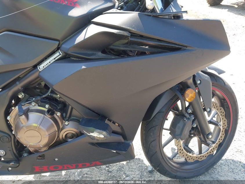 2019 Honda Cbr500 R VIN: MLHPC621XK5000458 Lot: 45369117