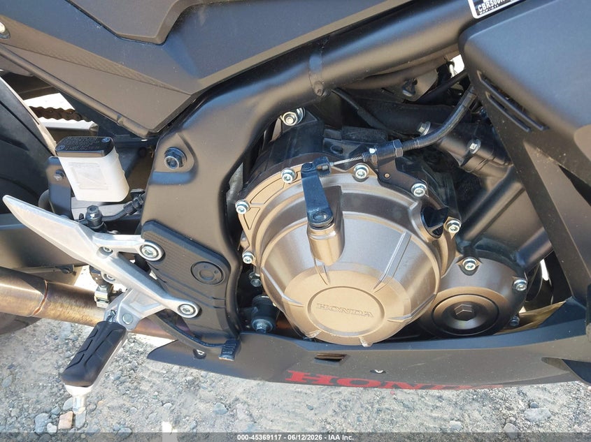 2019 Honda Cbr500 R VIN: MLHPC621XK5000458 Lot: 45369117
