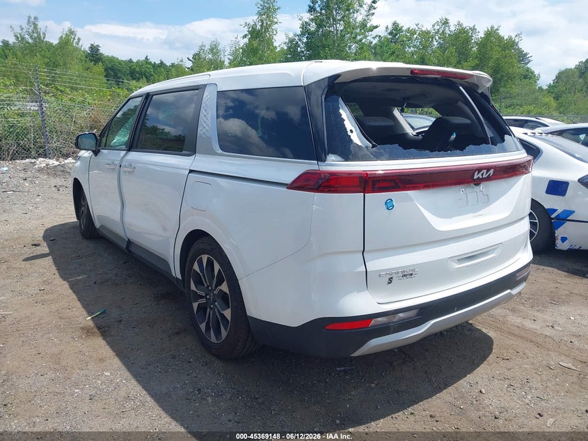 Vin: kndnc5h33r6385041, lot: 45867134, kia carnival mpv ex 20243