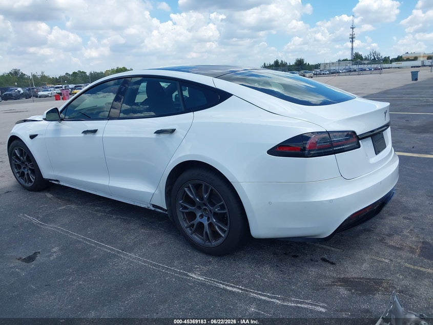 2022 TESLA MODEL S auction photo 3