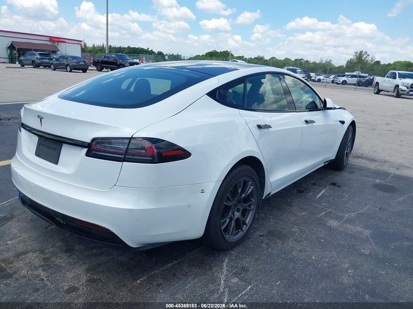 2022 TESLA MODEL S auction photo 4