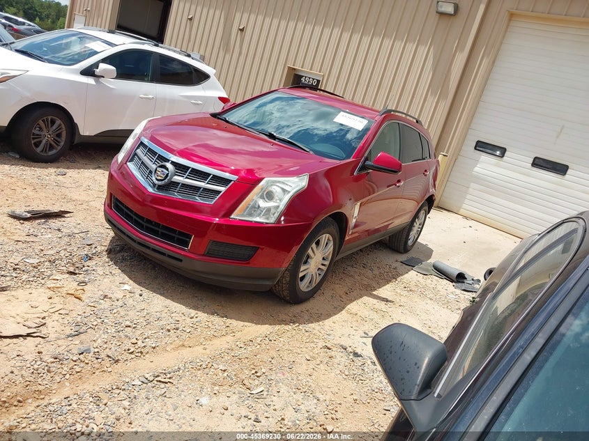 Vin: 3gyfnge30cs644211, lot: 45867217, cadillac srx standard 20122