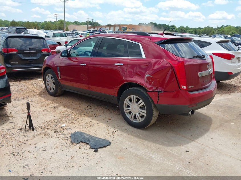 Vin: 3gyfnge30cs644211, lot: 45867217, cadillac srx standard 20123
