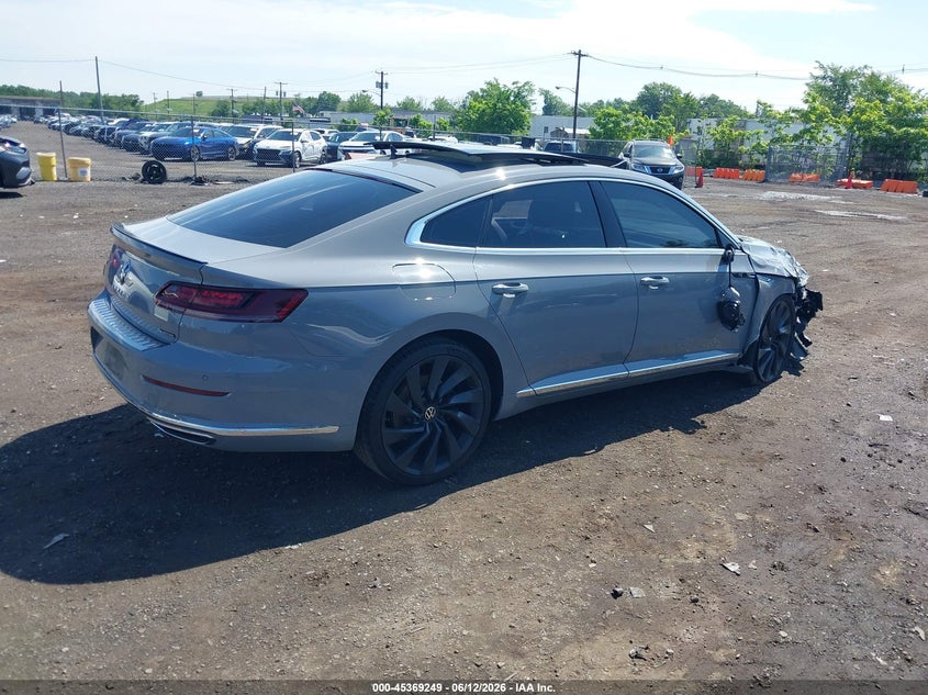 Vin: wvwar7an1pe011275, lot: 45867235, volkswagen arteon 2.0t sel r-line 20234