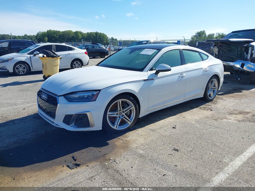 Vin: waudacf57ma014798, lot: 45867275, audi a5 sportback premium 45 tfsi quattro s tronic 20212